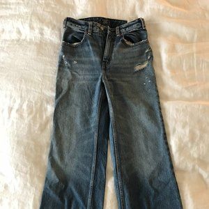 A&F Annie High Rise Wide Leg 26W